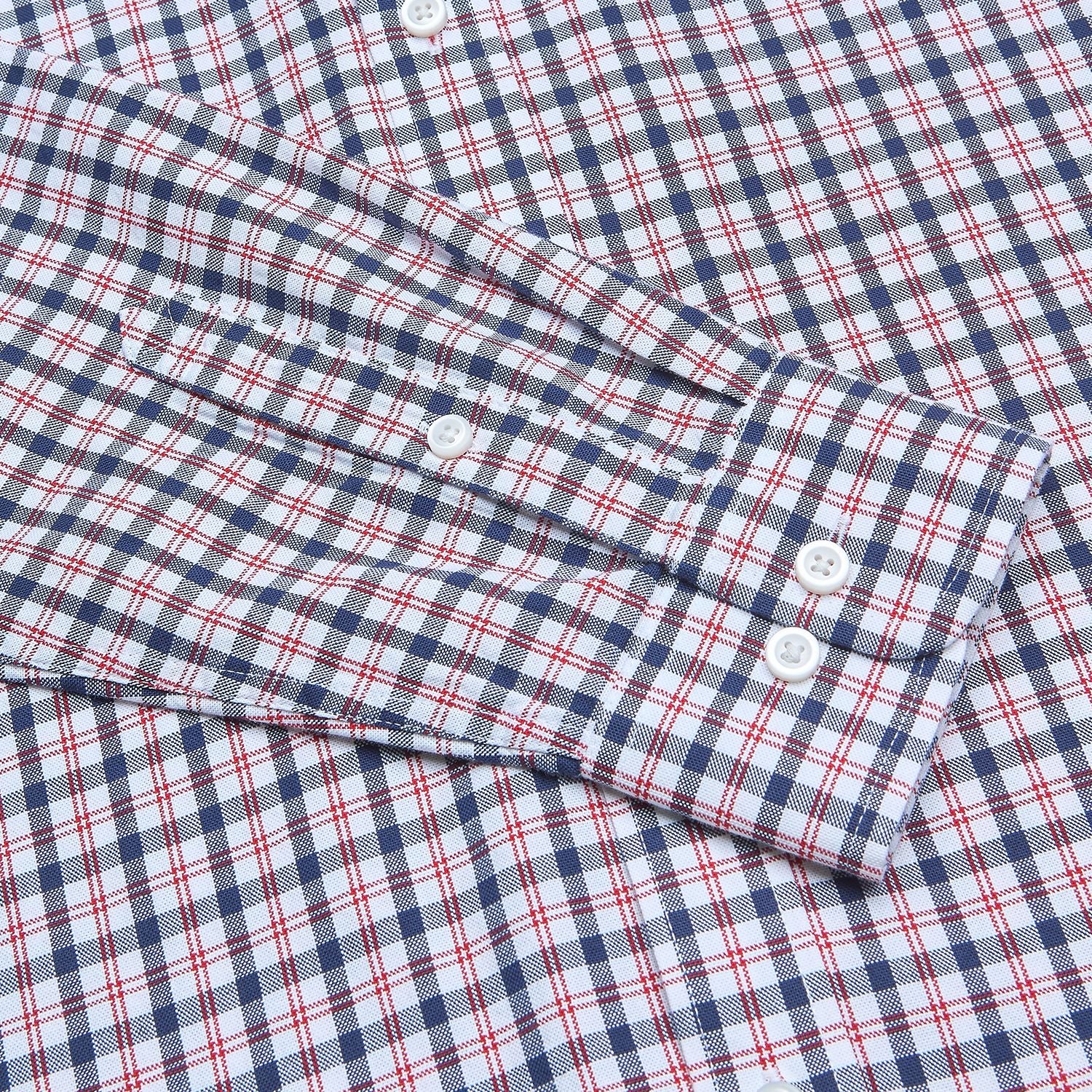 Men’s Cotton Slim Oxford Shirt with Embroidery