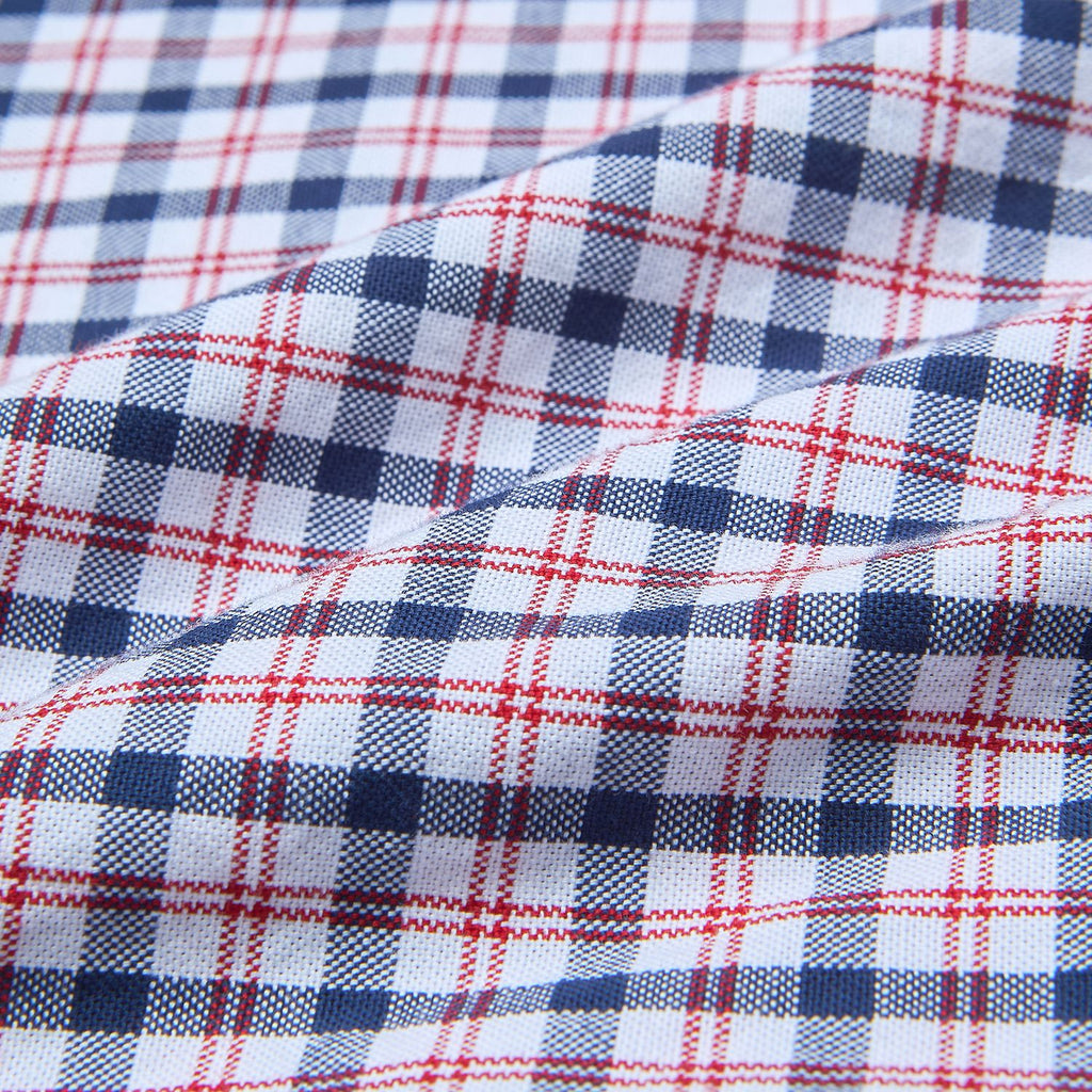 Men’s Cotton Slim Oxford Shirt with Embroidery