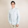 Men’s Cotton Slim Oxford Shirt with Embroidery