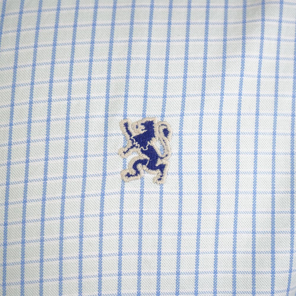 Men’s Cotton Slim Oxford Shirt with Embroidery