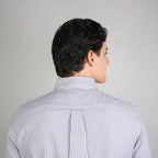 Men’s Cotton Slim Oxford Shirt with Embroidery