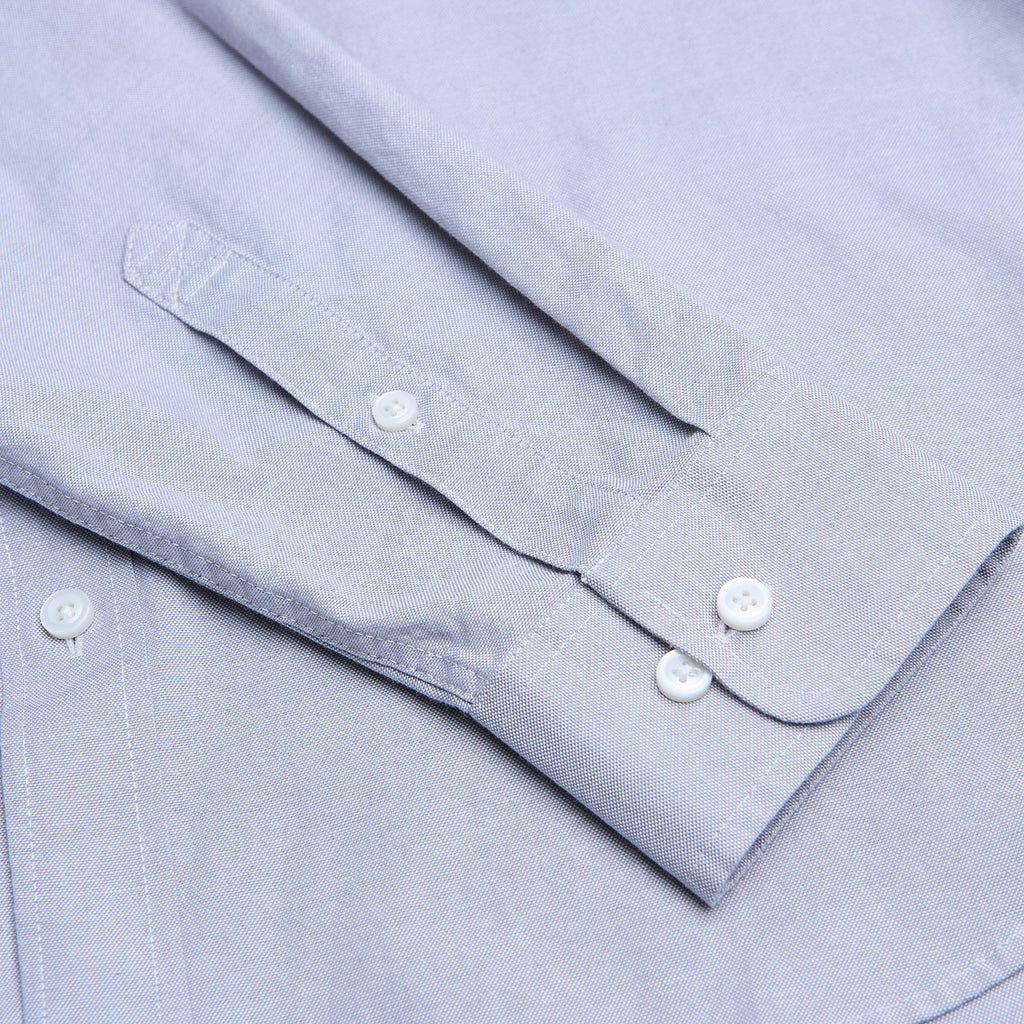 Men’s Cotton Slim Oxford Shirt with Embroidery