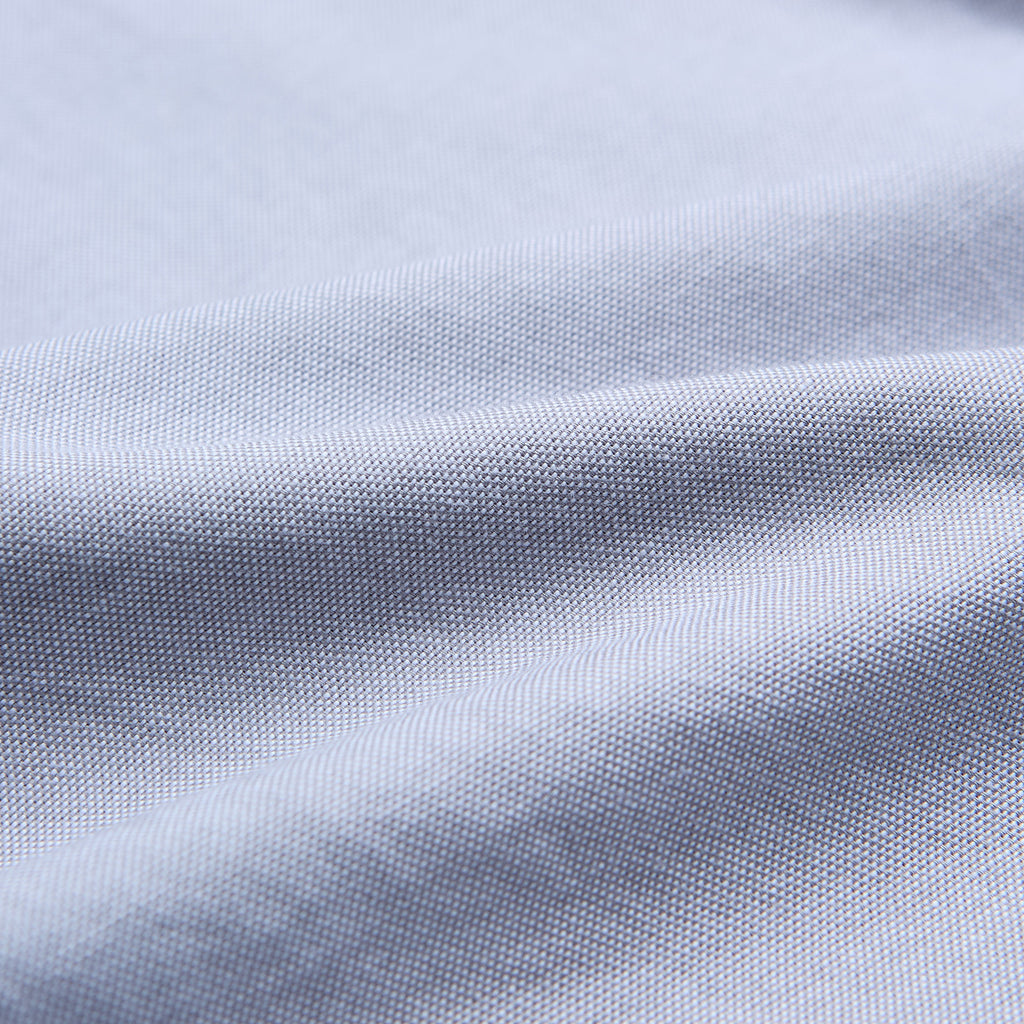 Men’s Cotton Slim Oxford Shirt with Embroidery