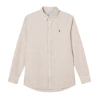 Men’s Cotton Slim Oxford Shirt with Embroidery