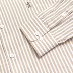 Men’s Cotton Slim Oxford Shirt with Embroidery