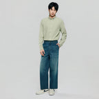 Men’s Cotton Slim Oxford Shirt with Embroidery