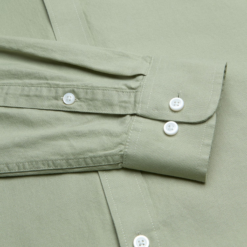 Men’s Cotton Slim Oxford Shirt with Embroidery