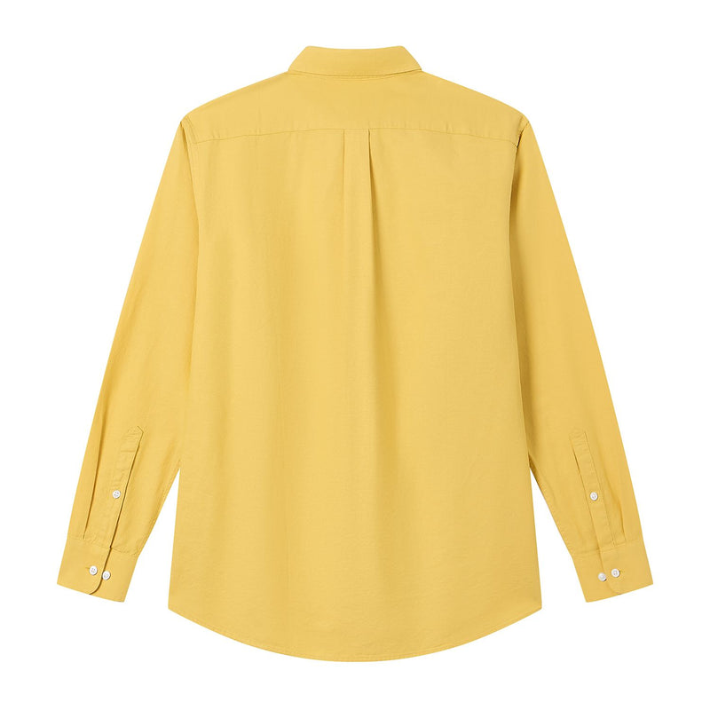 Men’s Cotton Slim Oxford Shirt with Embroidery