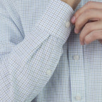 Men’s Cotton Slim Oxford Shirt with Embroidery