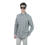 Men’s Cotton Slim Oxford Shirt with Embroidery
