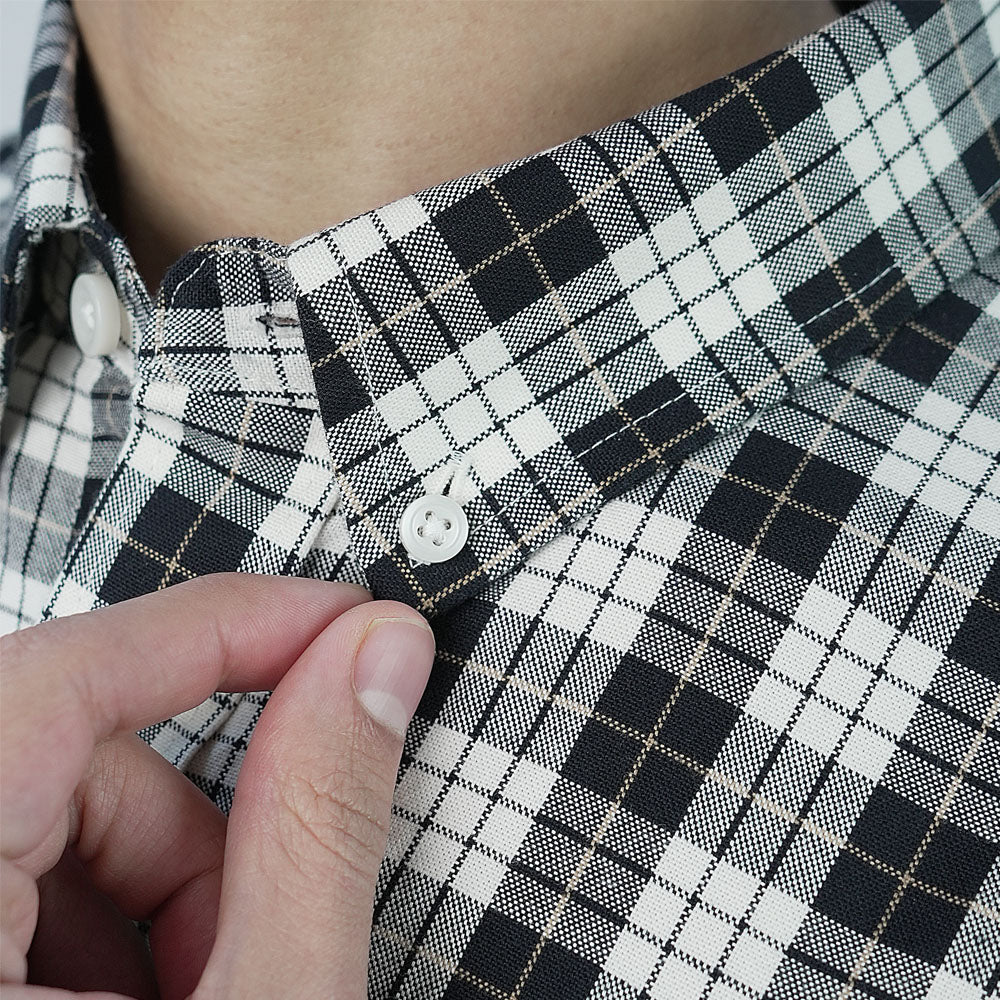 Men’s Cotton Slim Oxford Shirt with Embroidery
