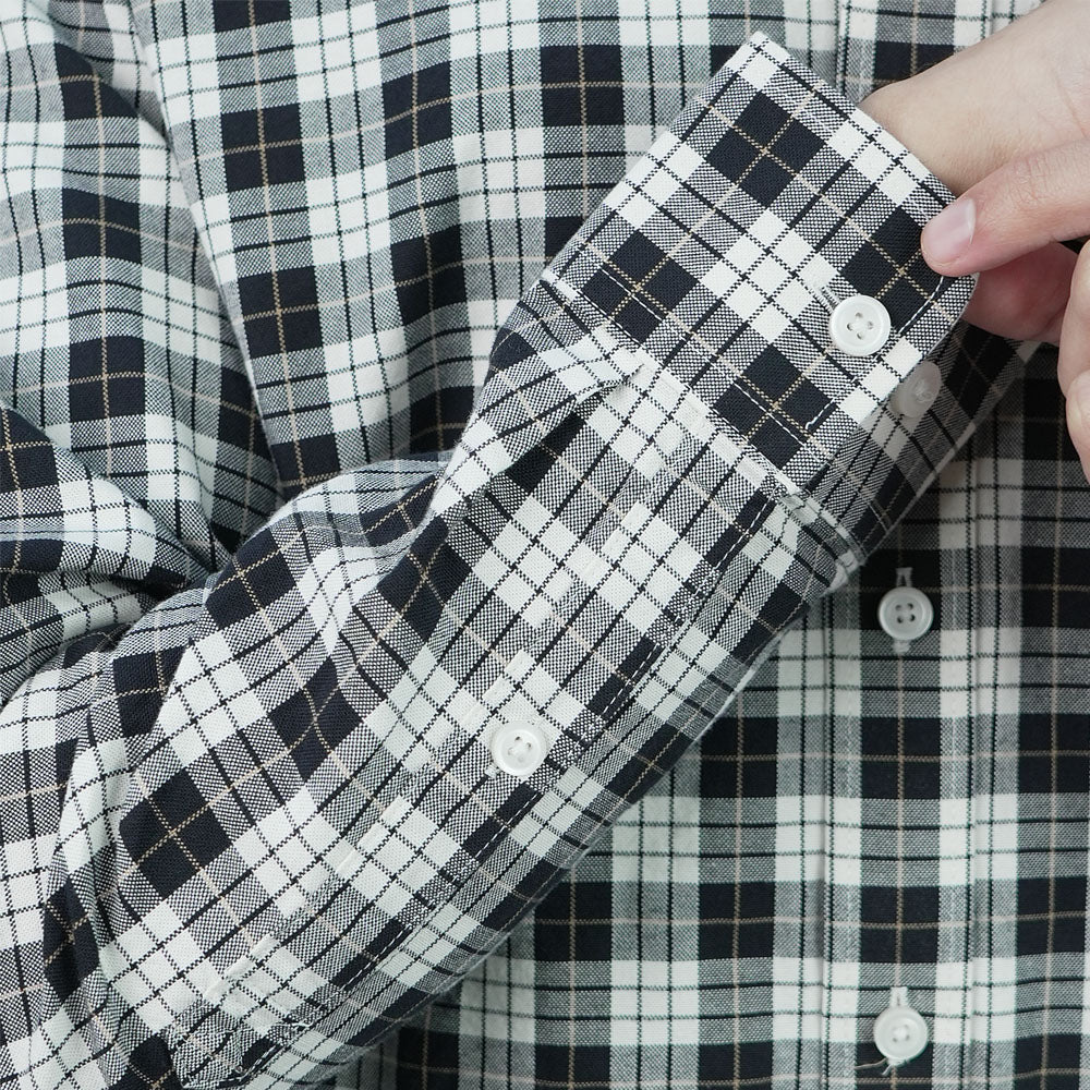 Men’s Cotton Slim Oxford Shirt with Embroidery