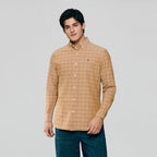 Men’s Cotton Slim Oxford Shirt with Embroidery