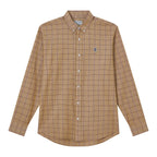 Men’s Cotton Slim Oxford Shirt with Embroidery