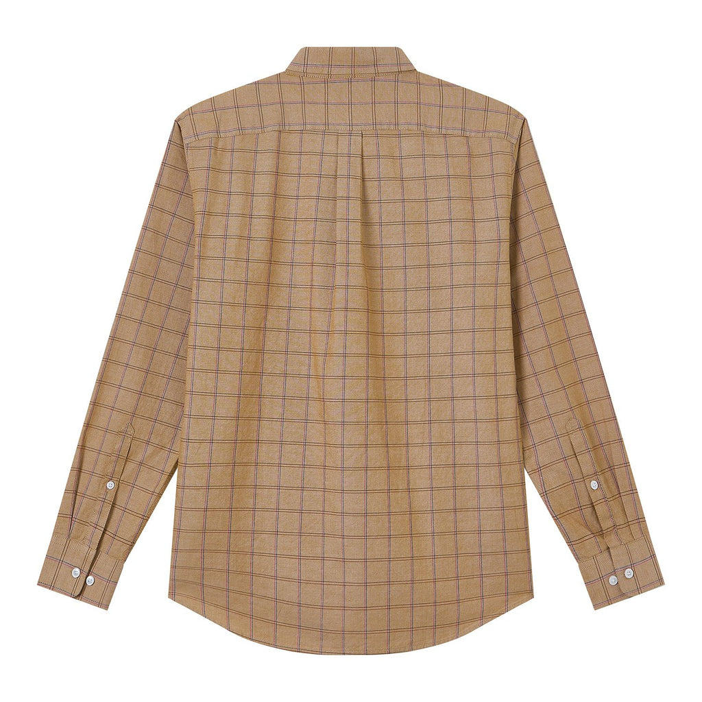 Men’s Cotton Slim Oxford Shirt with Embroidery