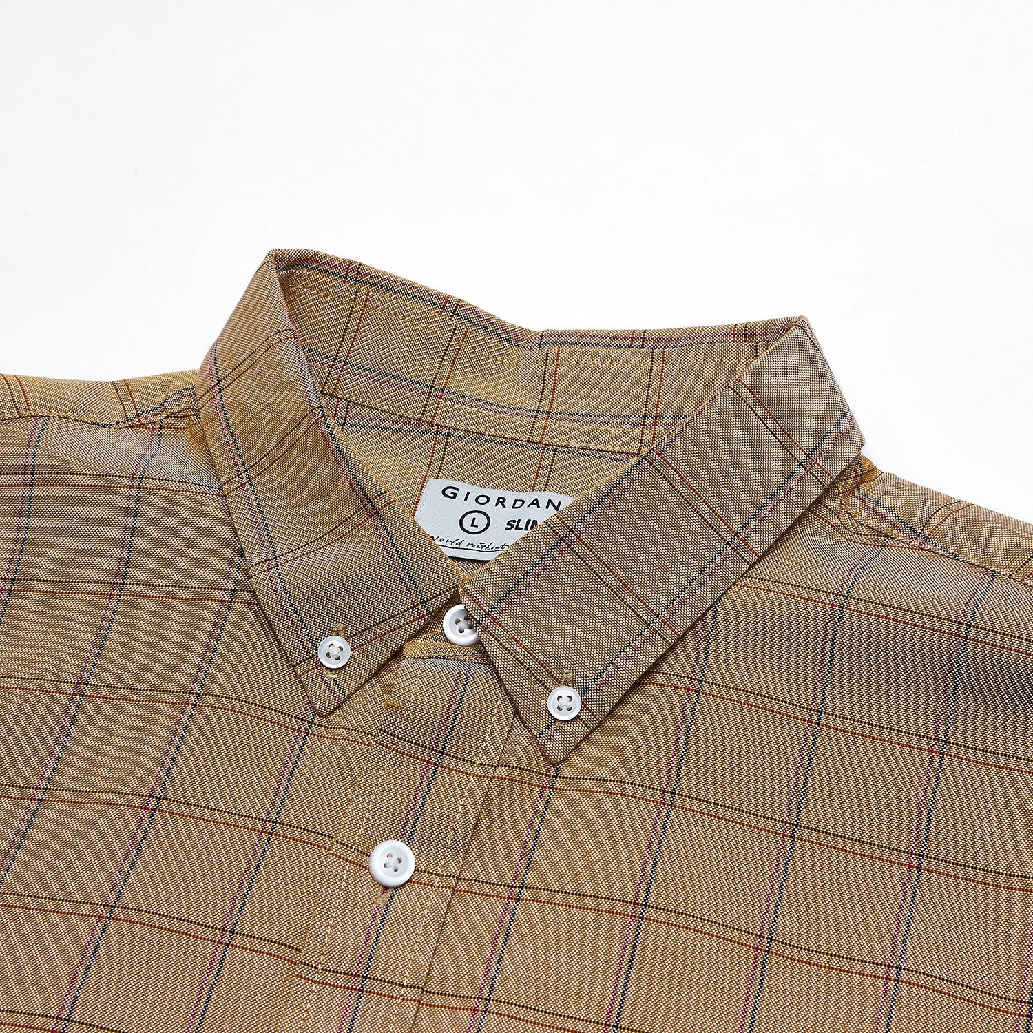 Men’s Cotton Slim Oxford Shirt with Embroidery
