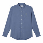 Men’s Cotton Slim Oxford Shirt with Embroidery