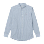 Men’s Cotton Slim Oxford Shirt with Embroidery