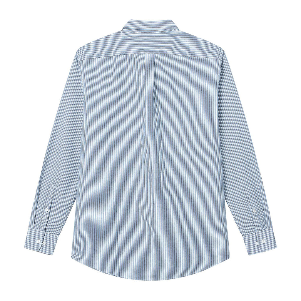 Men’s Cotton Slim Oxford Shirt with Embroidery