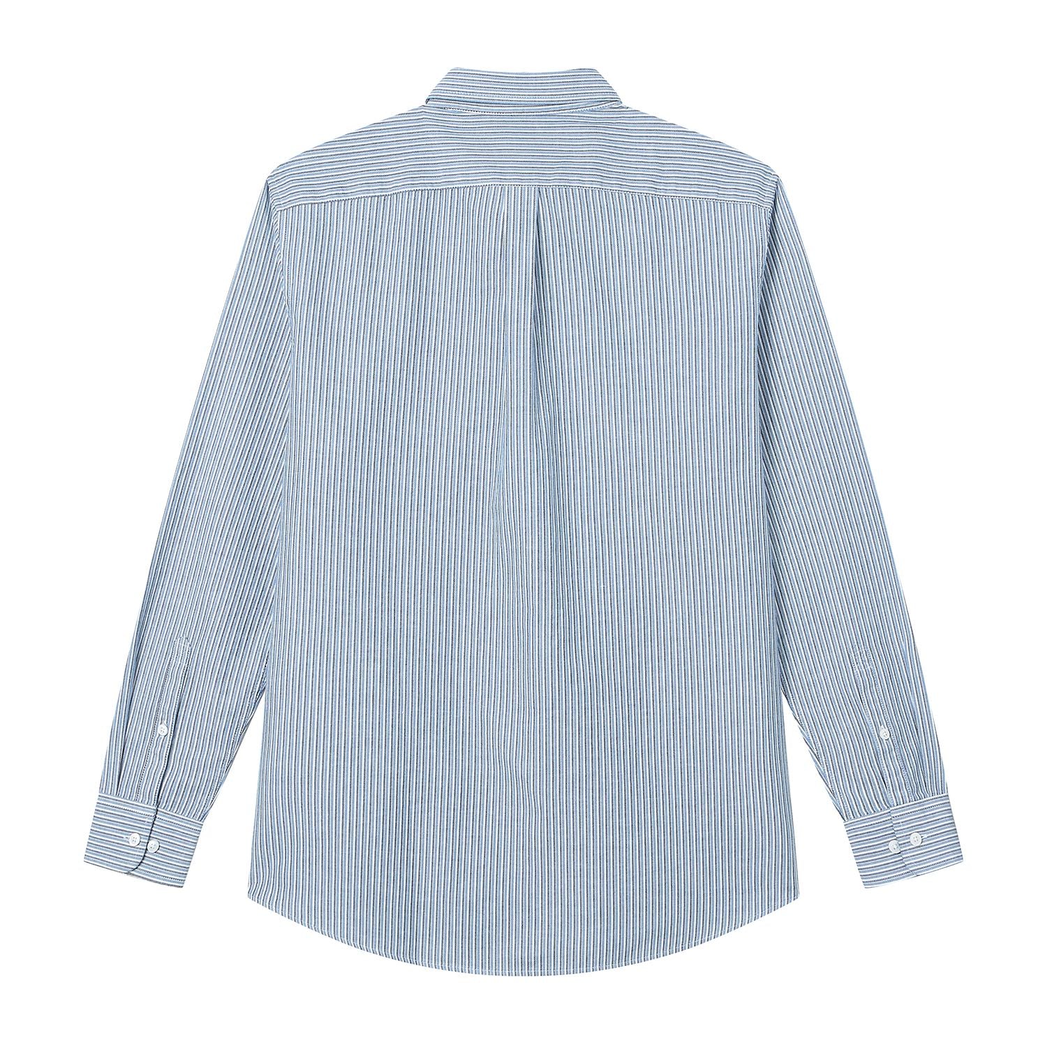 Men’s Cotton Slim Oxford Shirt with Embroidery