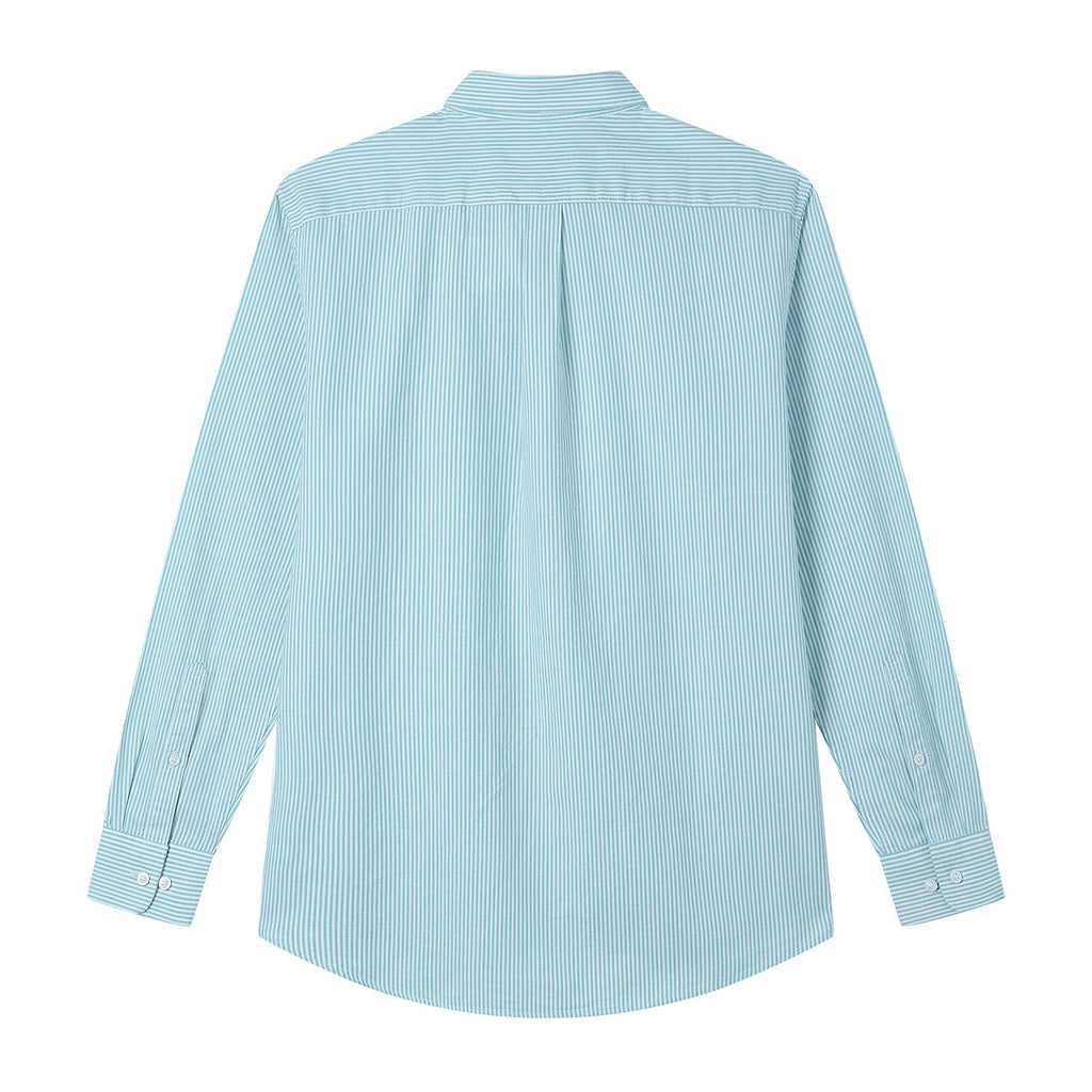 Men’s Cotton Slim Oxford Shirt with Embroidery