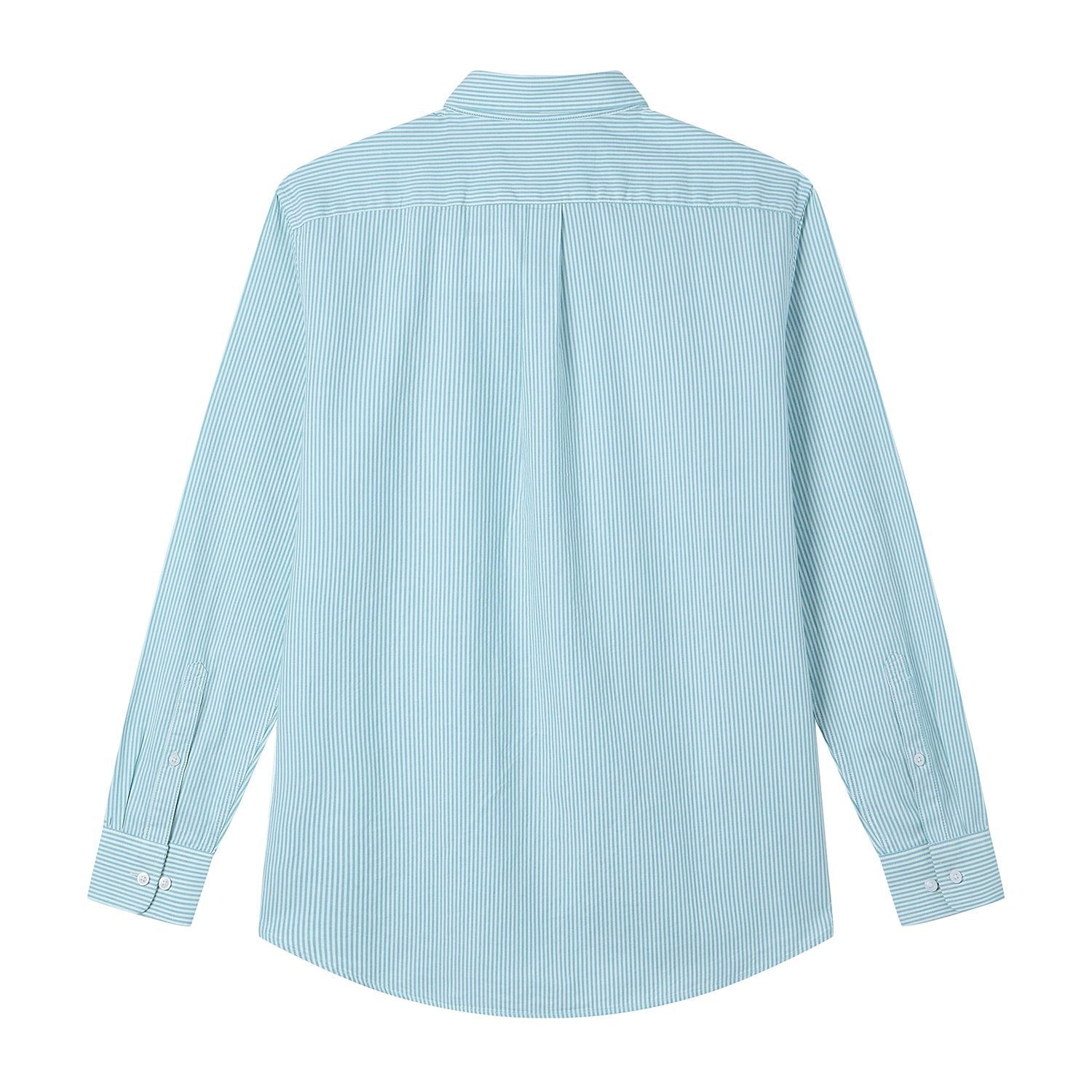 Men’s Cotton Slim Oxford Shirt with Embroidery