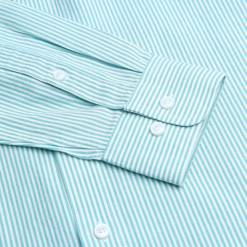 Men’s Cotton Slim Oxford Shirt with Embroidery