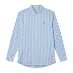 Men’s Cotton Slim Oxford Shirt with Embroidery