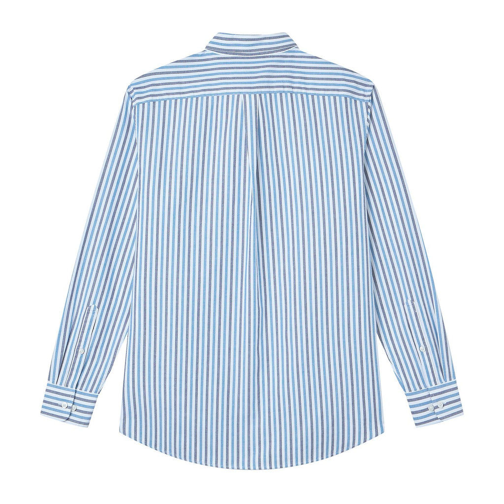 Men’s Cotton Slim Oxford Shirt with Embroidery