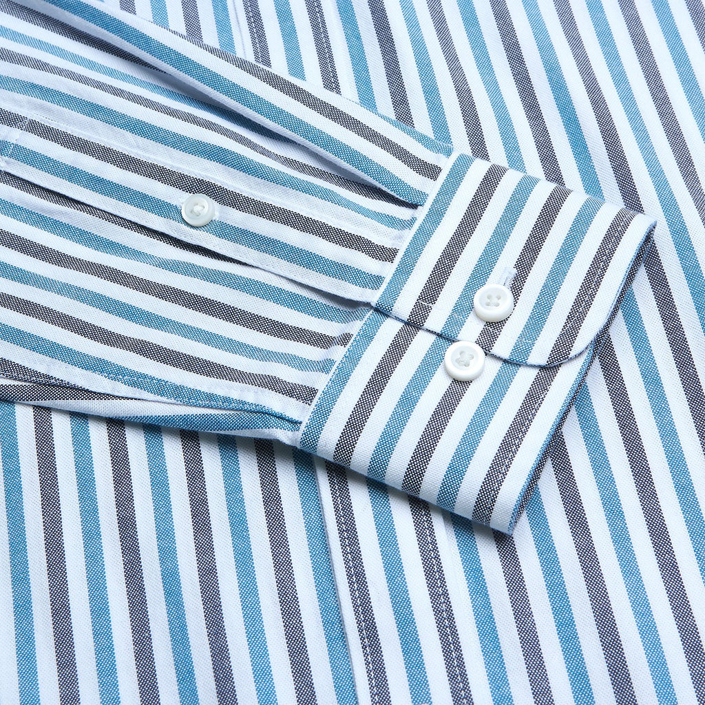 Men’s Cotton Slim Oxford Shirt with Embroidery