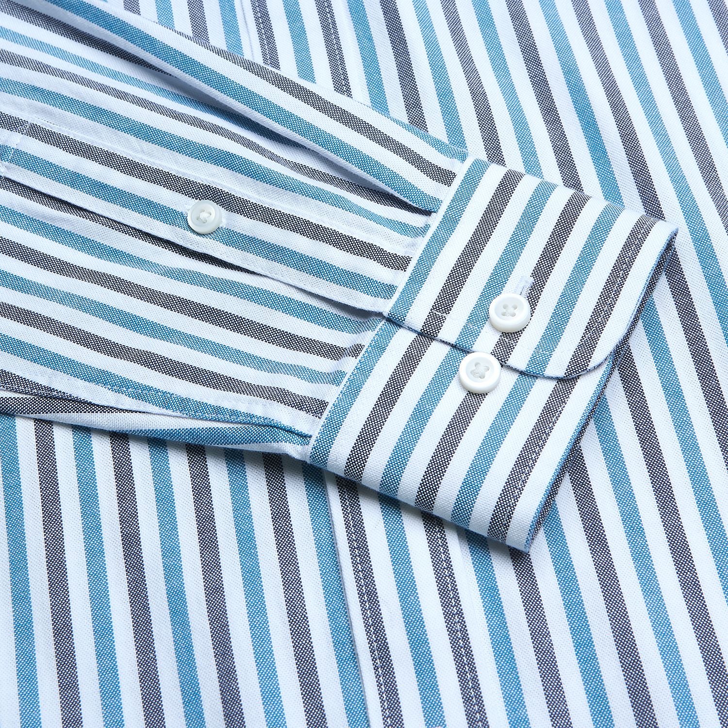 Men’s Cotton Slim Oxford Shirt with Embroidery