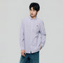 Men’s Cotton Slim Oxford Shirt with Embroidery