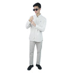 Men’s Cotton Slim Oxford Shirt with Embroidery