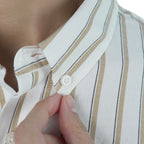 Men’s Cotton Slim Oxford Shirt with Embroidery