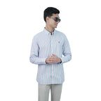 Men’s Cotton Slim Oxford Shirt with Embroidery