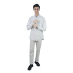 Men’s Cotton Slim Oxford Shirt with Embroidery