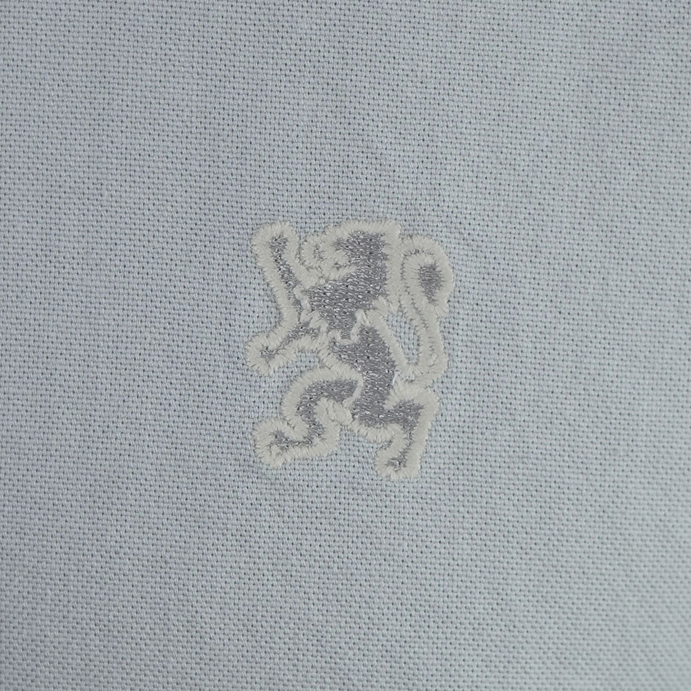 Men’s Cotton Slim Oxford Shirt with Embroidery