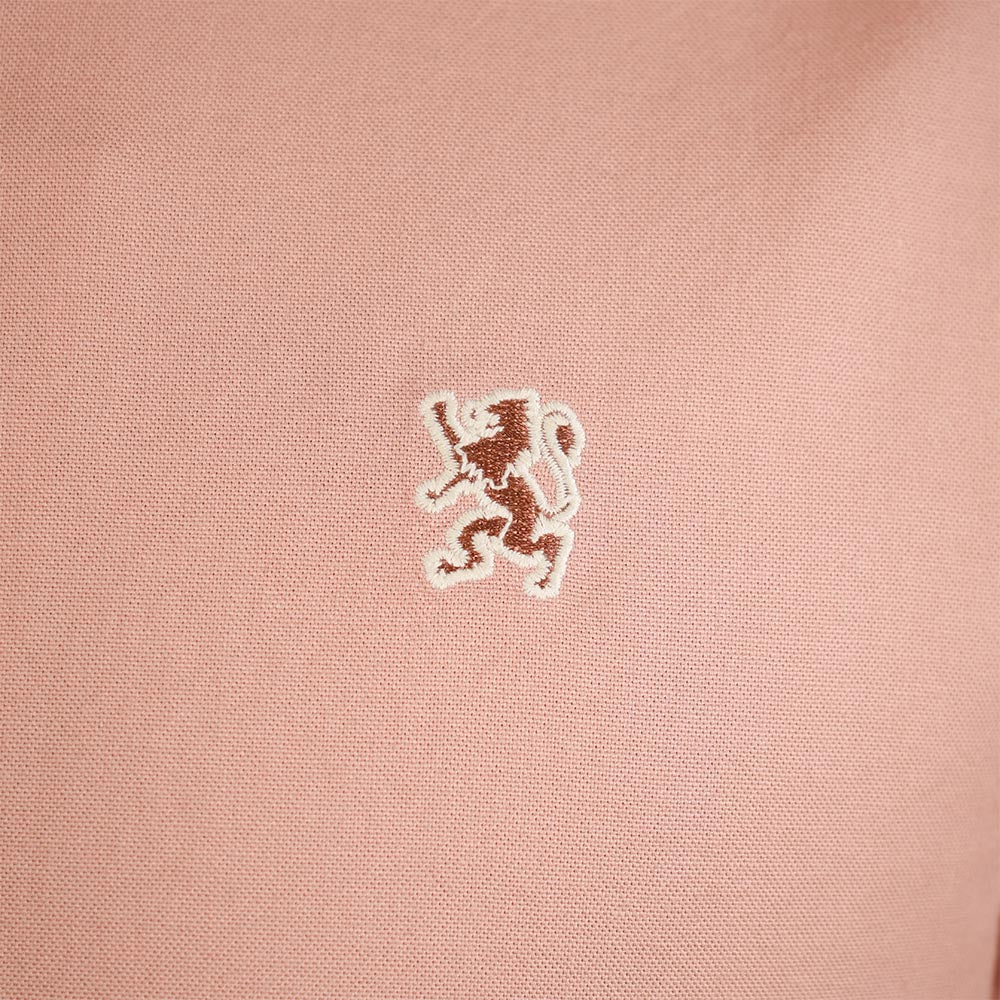 Men’s Cotton Slim Oxford Shirt with Embroidery