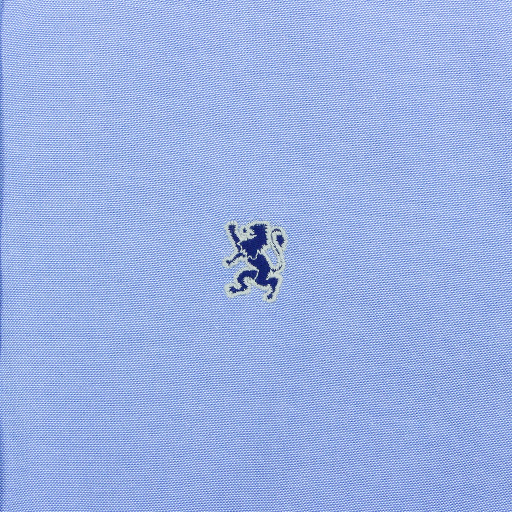 Men’s Cotton Slim Oxford Shirt with Embroidery
