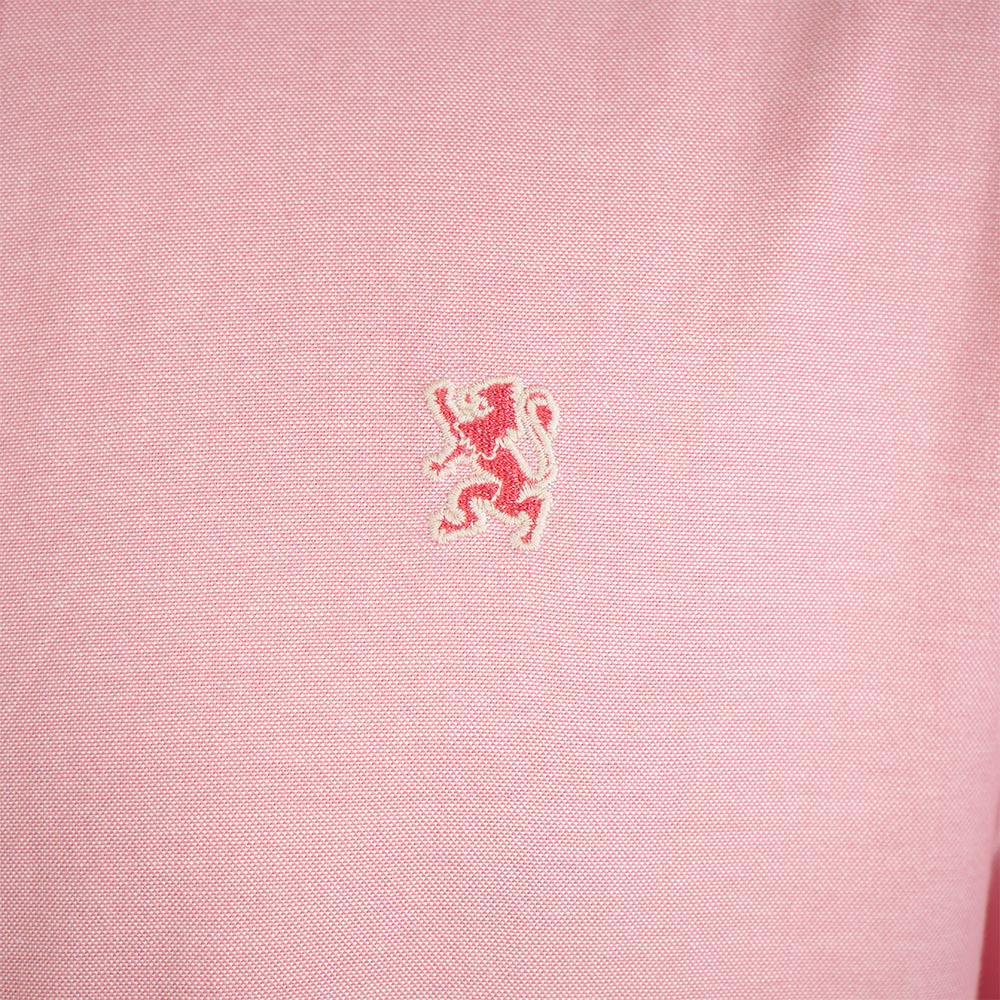 Men’s Cotton Slim Oxford Shirt with Embroidery