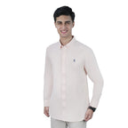 Men’s Cotton Slim Oxford Shirt with Embroidery