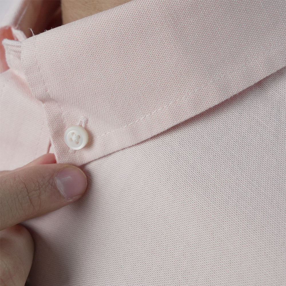Men’s Cotton Slim Oxford Shirt with Embroidery