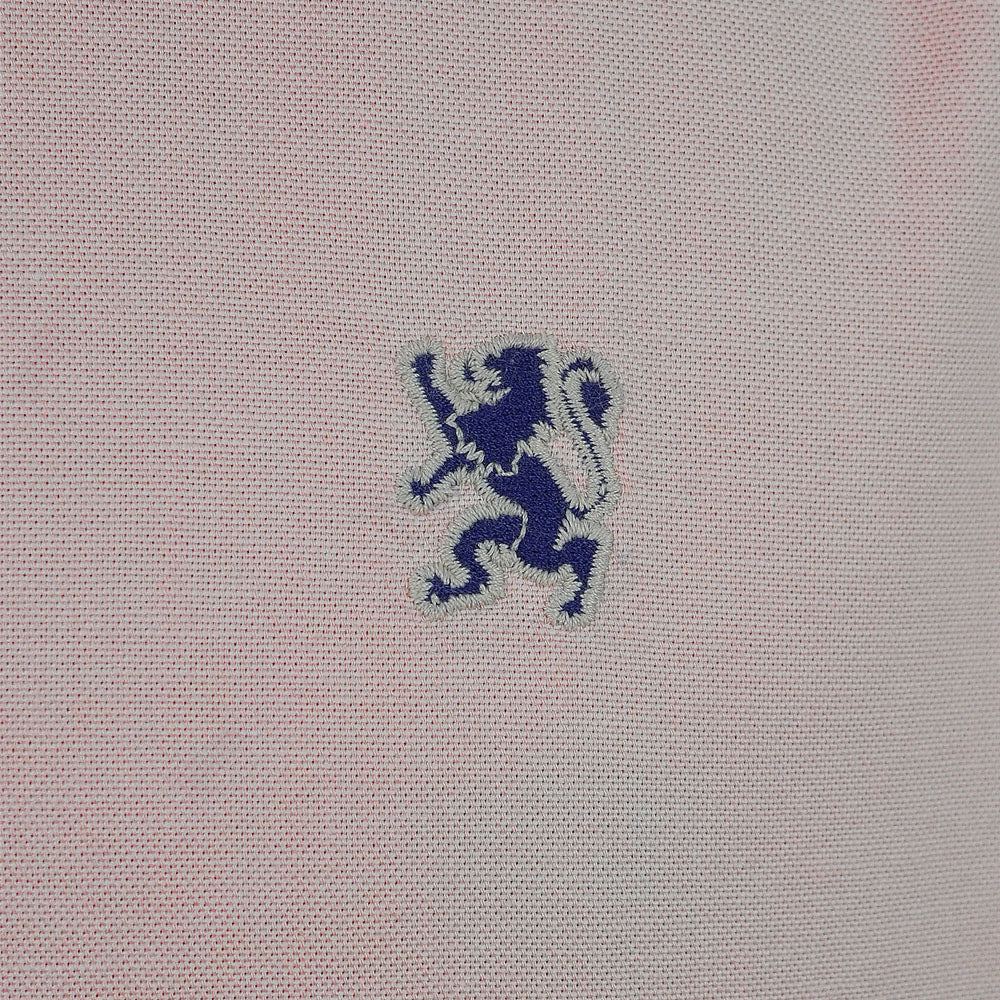 Men’s Cotton Slim Oxford Shirt with Embroidery