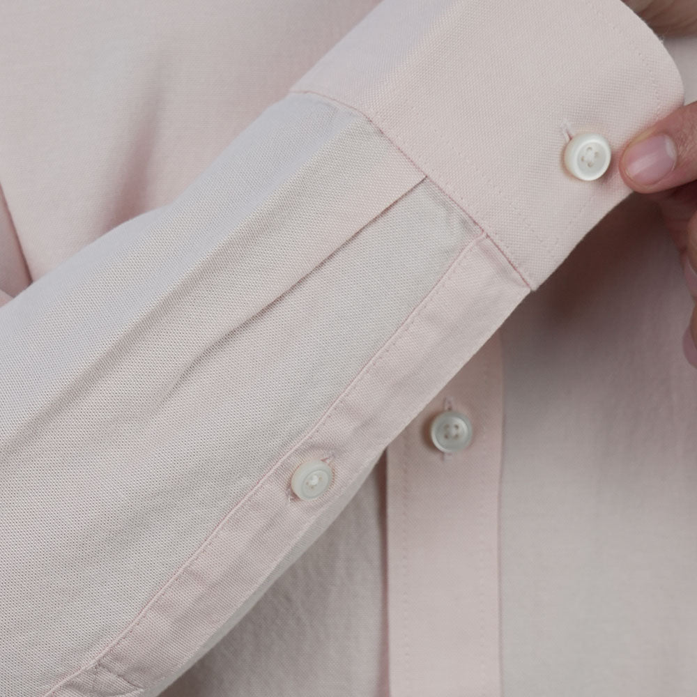 Men’s Cotton Slim Oxford Shirt with Embroidery