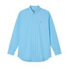 Men’s Cotton Slim Oxford Shirt with Embroidery