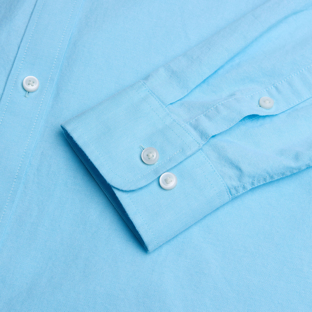 Men’s Cotton Slim Oxford Shirt with Embroidery