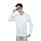 Men Slim Cotton Oxford Shirt