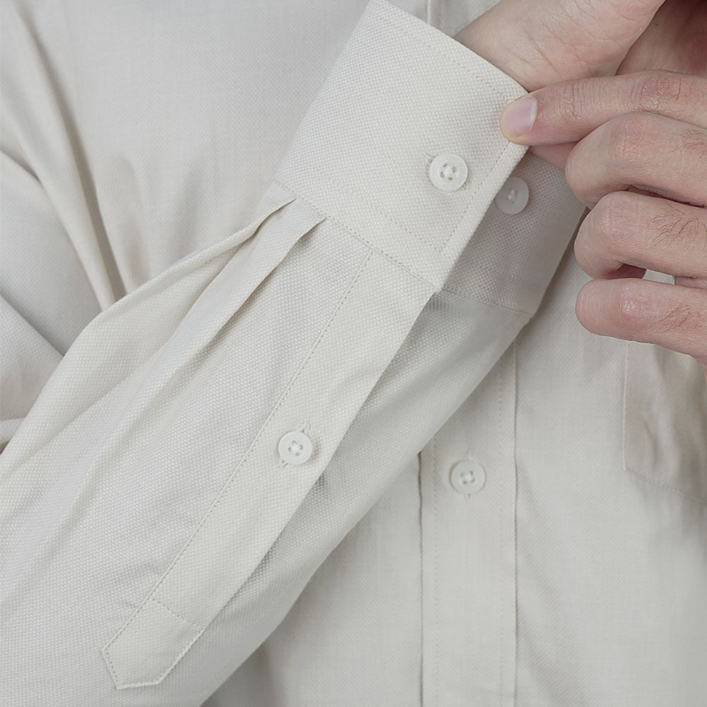 Men Slim Cotton Oxford Shirt