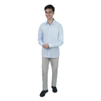 Men Slim Cotton Oxford Shirt