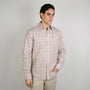 Men's Washed Cotton Band Collar Shirt